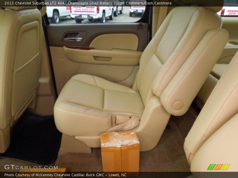 Champagne Silver Metallic / Light Cashmere/Dark Cashmere 2013 Chevrolet Suburban LTZ 4x4