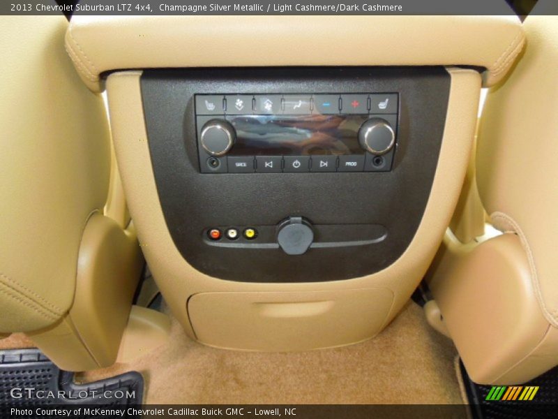 Champagne Silver Metallic / Light Cashmere/Dark Cashmere 2013 Chevrolet Suburban LTZ 4x4