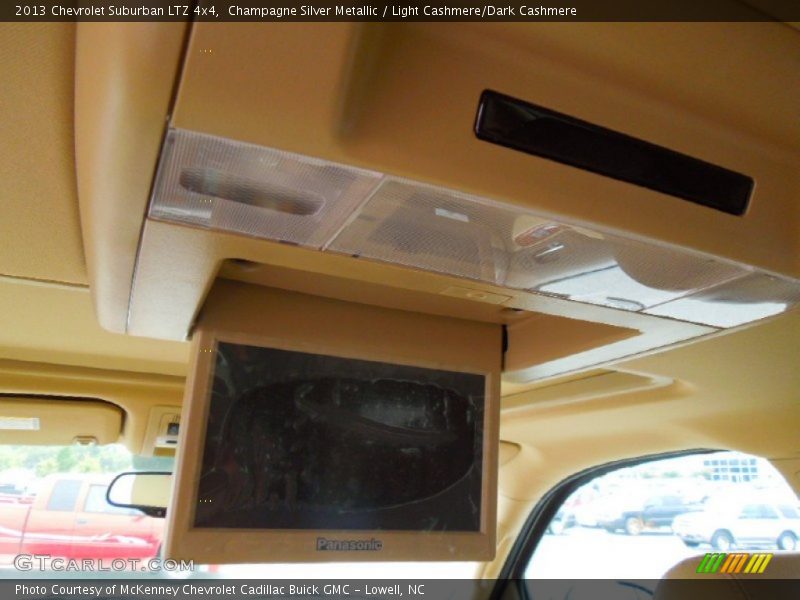 Champagne Silver Metallic / Light Cashmere/Dark Cashmere 2013 Chevrolet Suburban LTZ 4x4