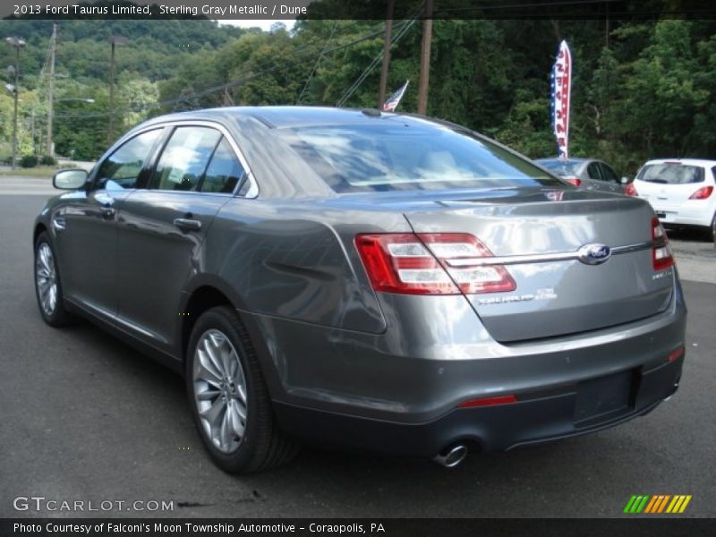 Sterling Gray Metallic / Dune 2013 Ford Taurus Limited