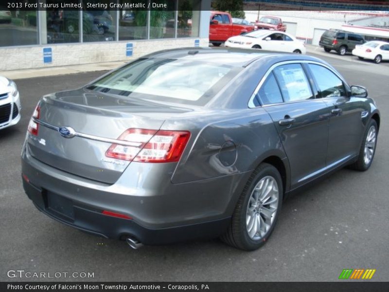 Sterling Gray Metallic / Dune 2013 Ford Taurus Limited