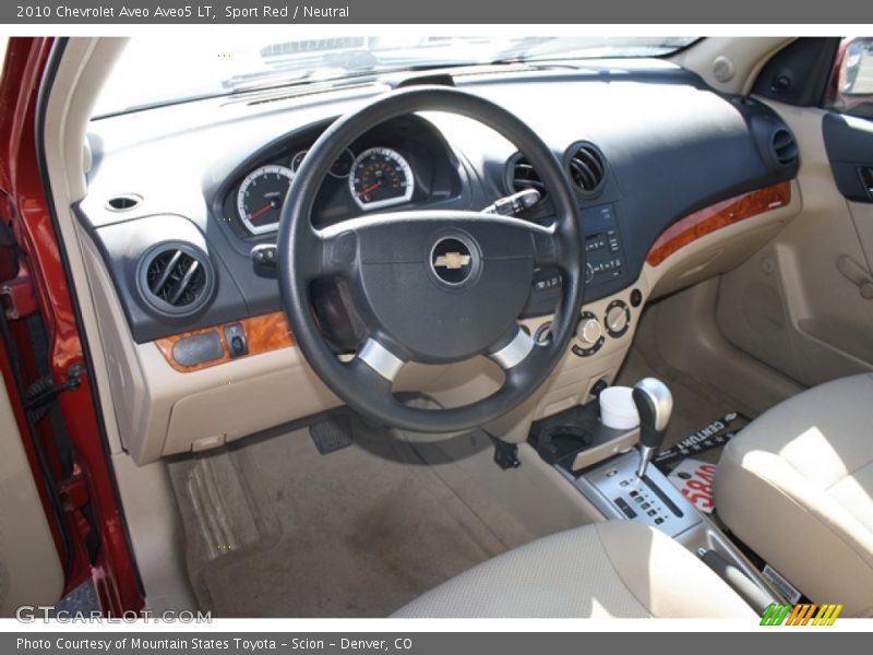Sport Red / Neutral 2010 Chevrolet Aveo Aveo5 LT