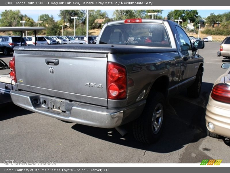 Mineral Gray Metallic / Medium Slate Gray 2008 Dodge Ram 1500 ST Regular Cab 4x4