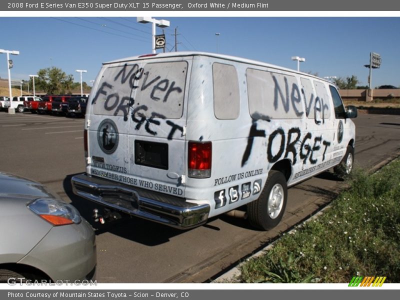  2008 E Series Van E350 Super Duty XLT 15 Passenger Oxford White