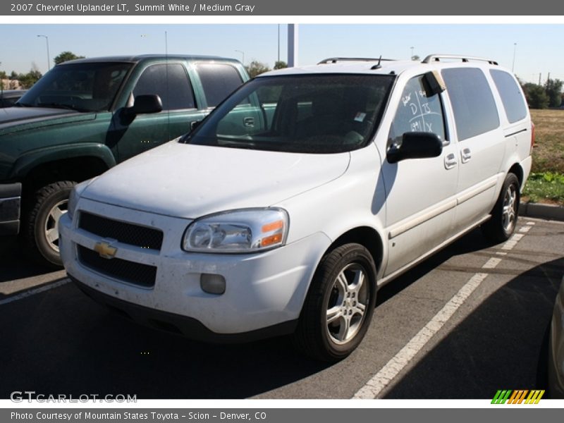 Summit White / Medium Gray 2007 Chevrolet Uplander LT