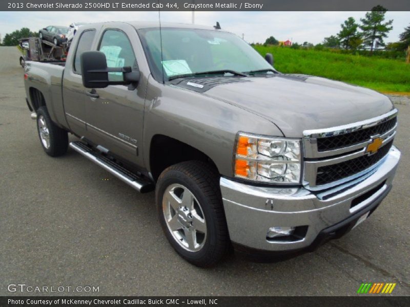 Graystone Metallic / Ebony 2013 Chevrolet Silverado 2500HD LT Extended Cab 4x4