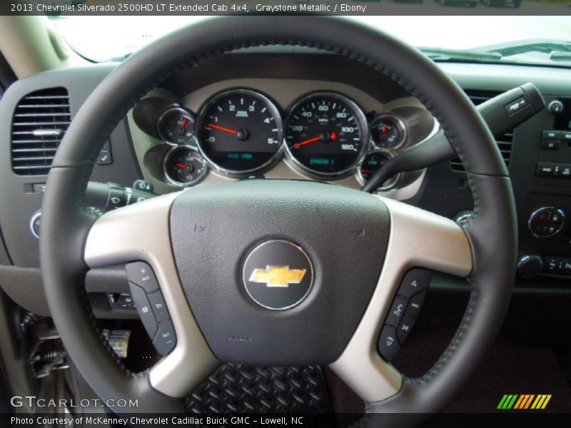 Graystone Metallic / Ebony 2013 Chevrolet Silverado 2500HD LT Extended Cab 4x4