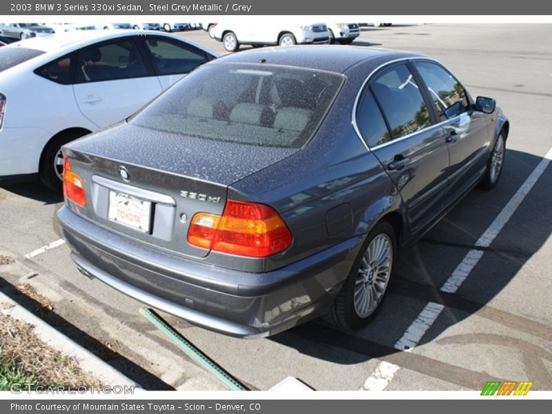 Steel Grey Metallic / Grey 2003 BMW 3 Series 330xi Sedan