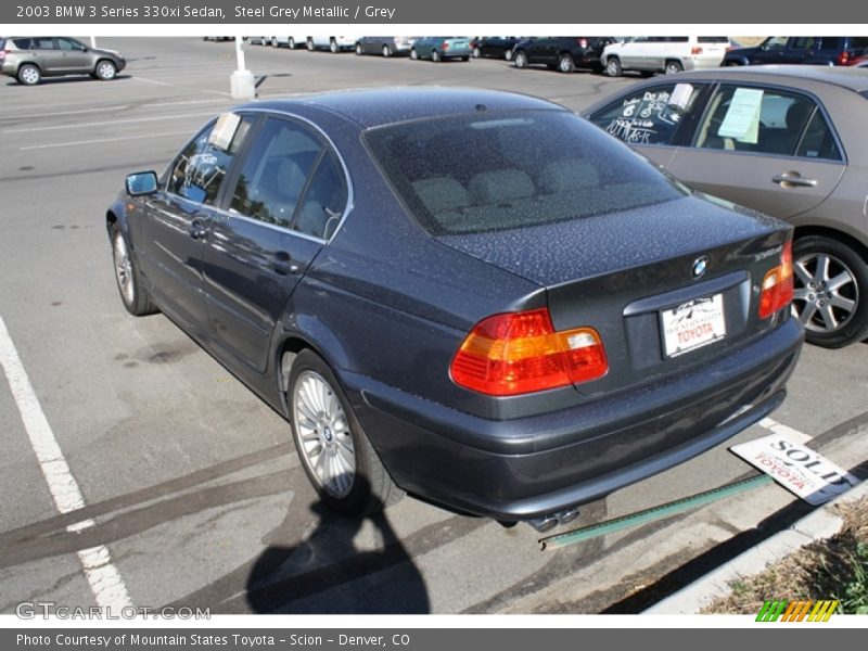 Steel Grey Metallic / Grey 2003 BMW 3 Series 330xi Sedan