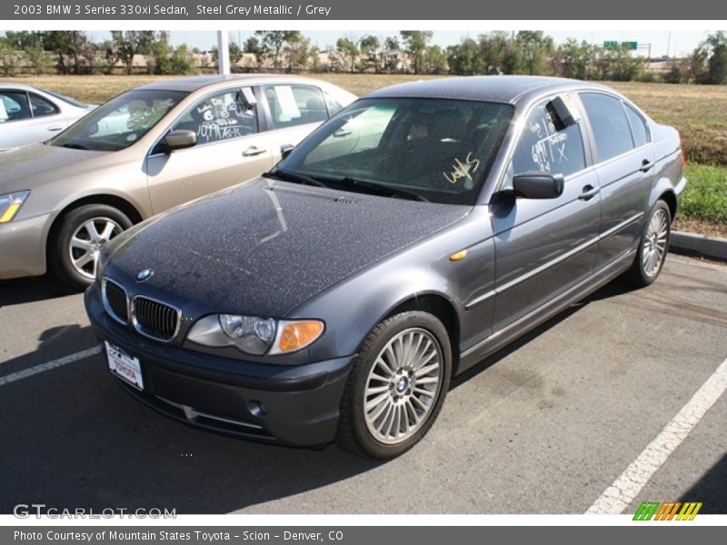 Steel Grey Metallic / Grey 2003 BMW 3 Series 330xi Sedan