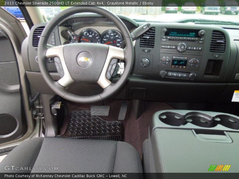 Graystone Metallic / Ebony 2013 Chevrolet Silverado 2500HD LT Extended Cab 4x4