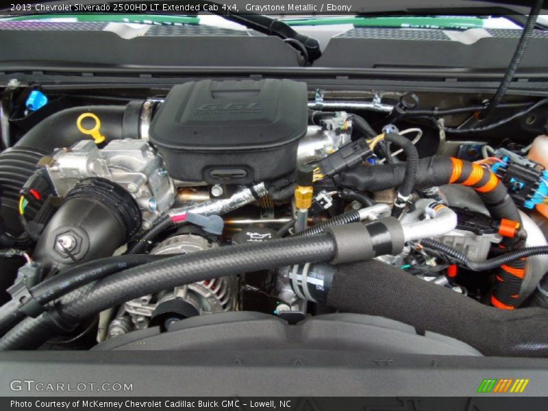 Graystone Metallic / Ebony 2013 Chevrolet Silverado 2500HD LT Extended Cab 4x4