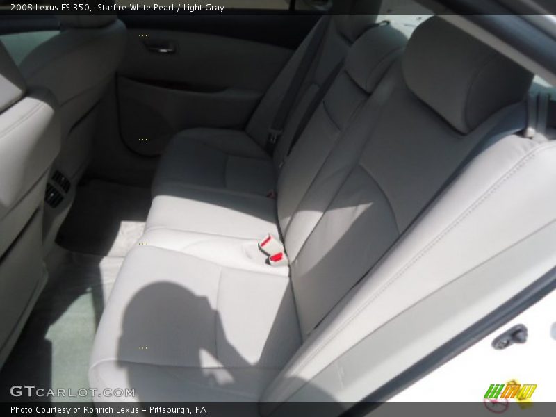 Starfire White Pearl / Light Gray 2008 Lexus ES 350