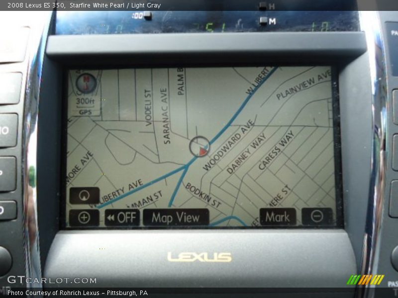 Starfire White Pearl / Light Gray 2008 Lexus ES 350