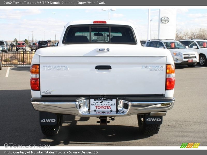 Super White / Oak 2002 Toyota Tacoma V6 TRD Double Cab 4x4