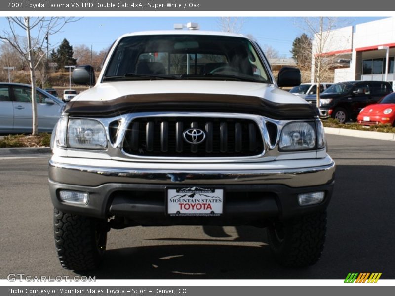 Super White / Oak 2002 Toyota Tacoma V6 TRD Double Cab 4x4