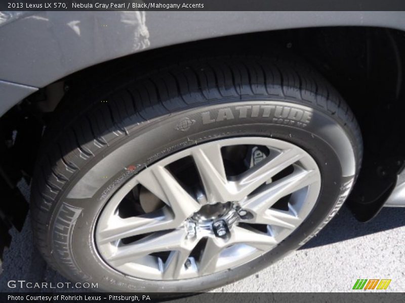 Nebula Gray Pearl / Black/Mahogany Accents 2013 Lexus LX 570