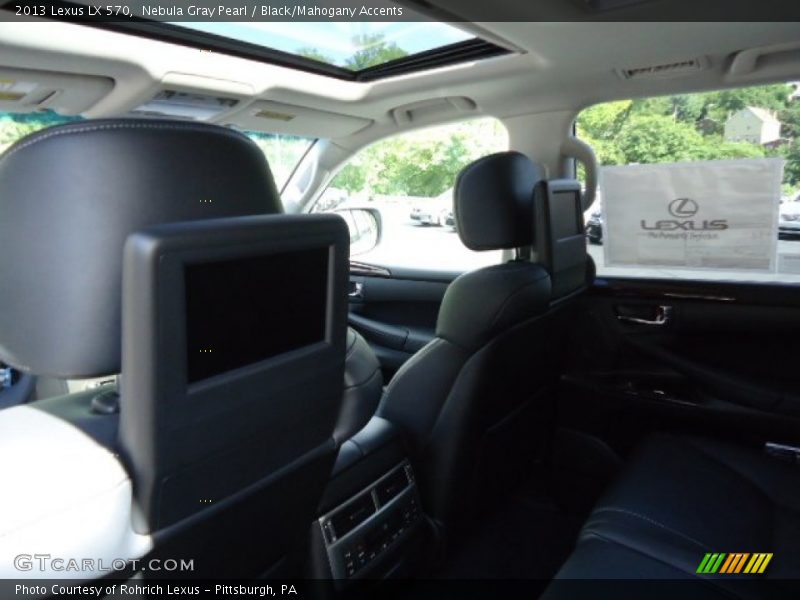 Nebula Gray Pearl / Black/Mahogany Accents 2013 Lexus LX 570