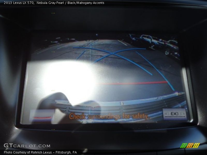 Nebula Gray Pearl / Black/Mahogany Accents 2013 Lexus LX 570