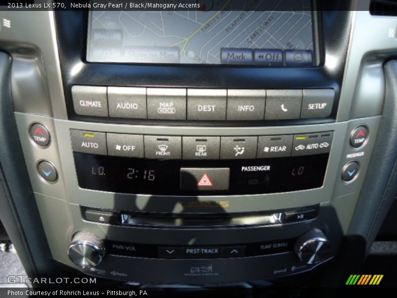 Nebula Gray Pearl / Black/Mahogany Accents 2013 Lexus LX 570