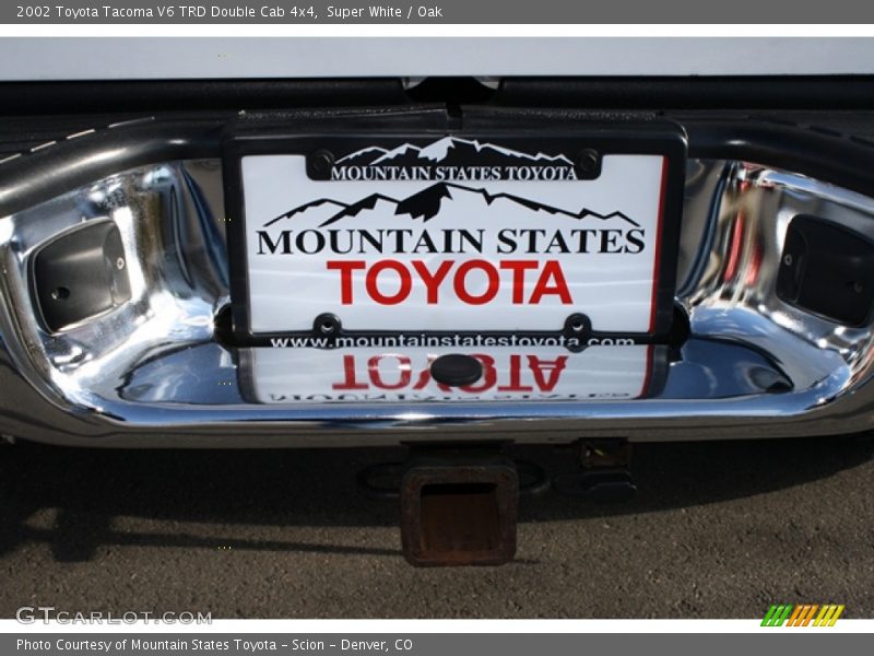 Super White / Oak 2002 Toyota Tacoma V6 TRD Double Cab 4x4