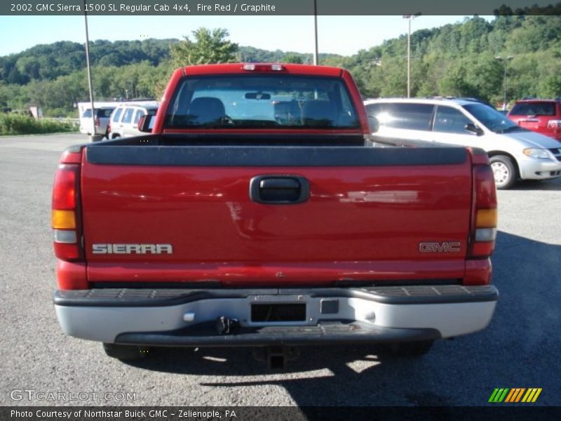 Fire Red / Graphite 2002 GMC Sierra 1500 SL Regular Cab 4x4