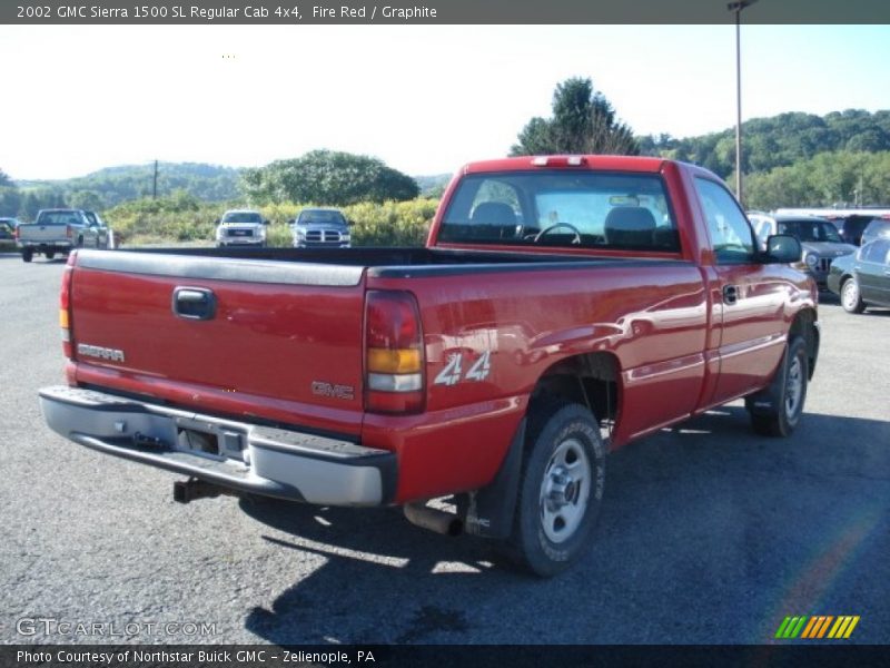 Fire Red / Graphite 2002 GMC Sierra 1500 SL Regular Cab 4x4