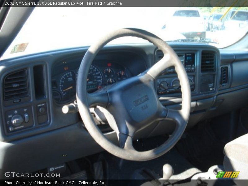 Fire Red / Graphite 2002 GMC Sierra 1500 SL Regular Cab 4x4