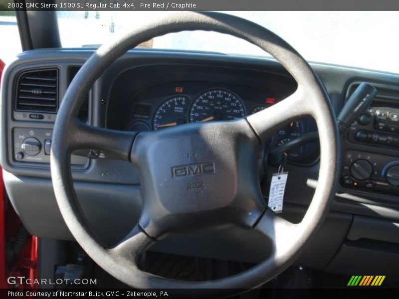 Fire Red / Graphite 2002 GMC Sierra 1500 SL Regular Cab 4x4