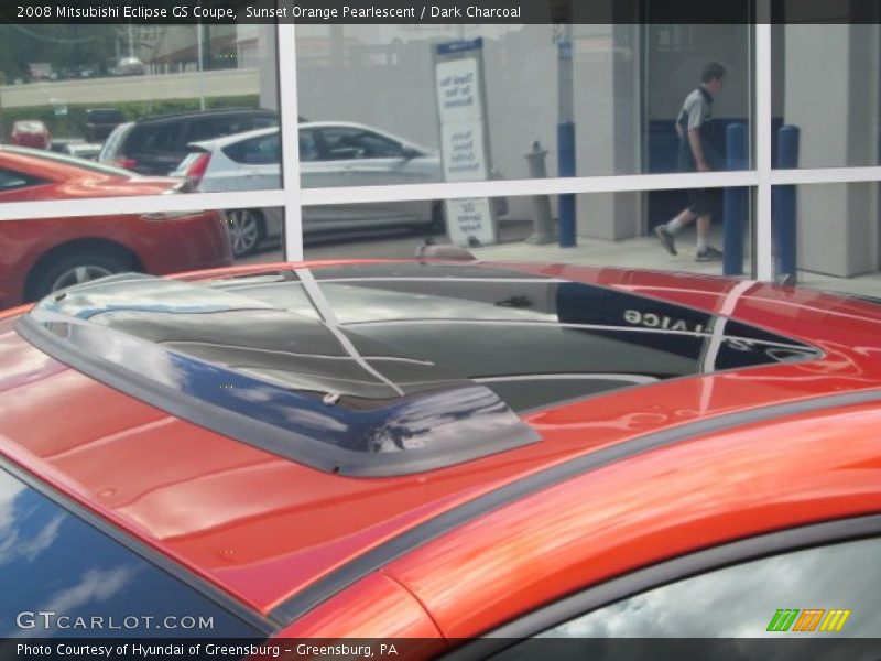 Sunset Orange Pearlescent / Dark Charcoal 2008 Mitsubishi Eclipse GS Coupe