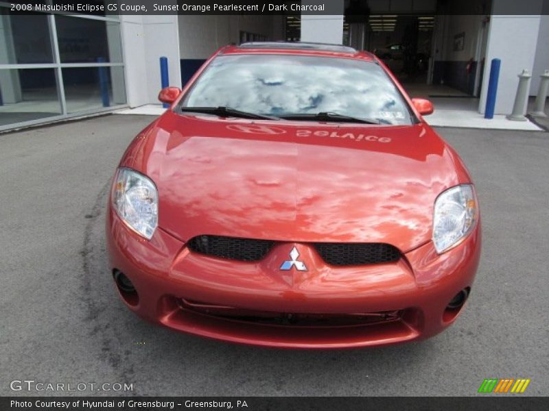 Sunset Orange Pearlescent / Dark Charcoal 2008 Mitsubishi Eclipse GS Coupe