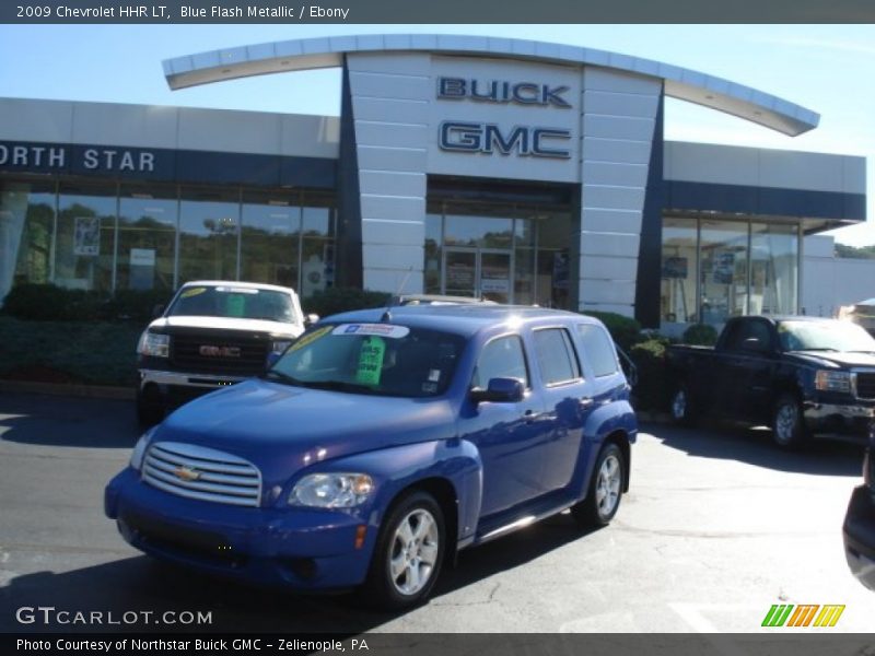 Blue Flash Metallic / Ebony 2009 Chevrolet HHR LT