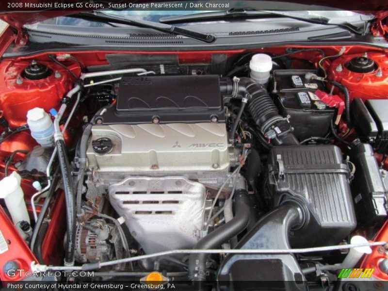  2008 Eclipse GS Coupe Engine - 2.4L SOHC 16V MIVEC Inline 4 Cylinder