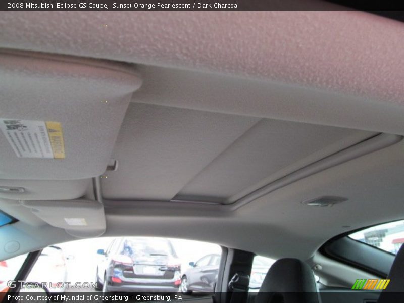 Sunset Orange Pearlescent / Dark Charcoal 2008 Mitsubishi Eclipse GS Coupe