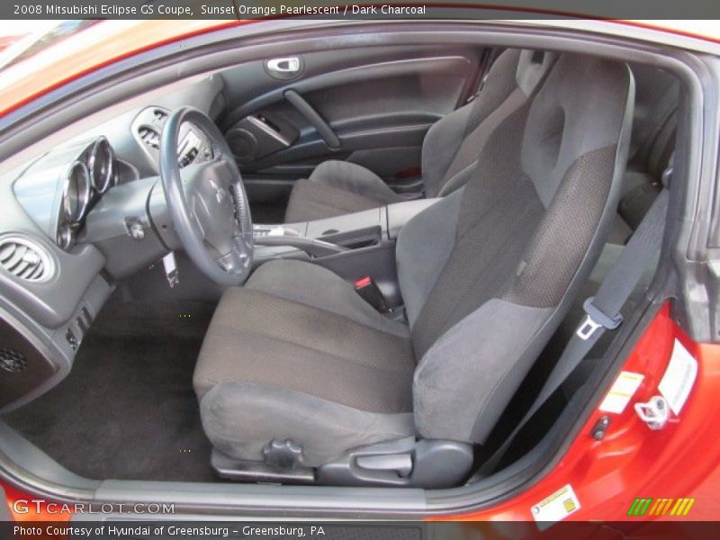  2008 Eclipse GS Coupe Dark Charcoal Interior