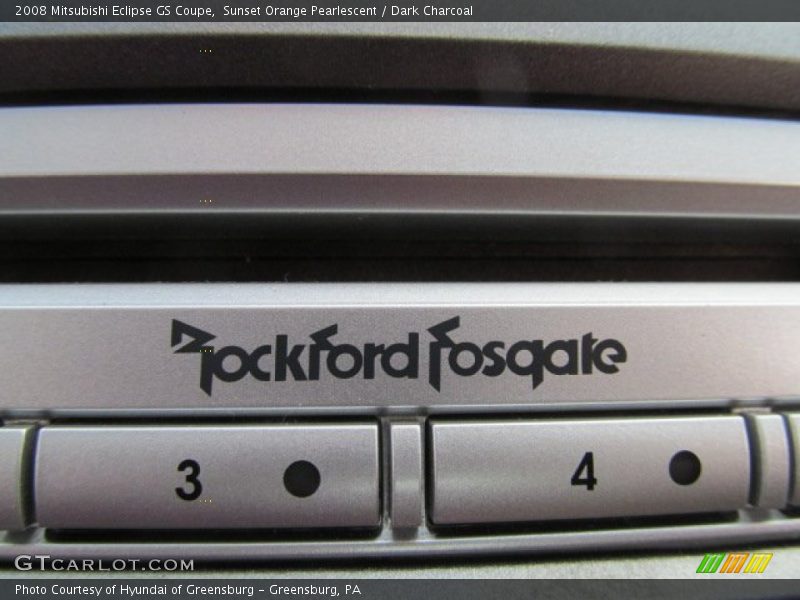 Sunset Orange Pearlescent / Dark Charcoal 2008 Mitsubishi Eclipse GS Coupe