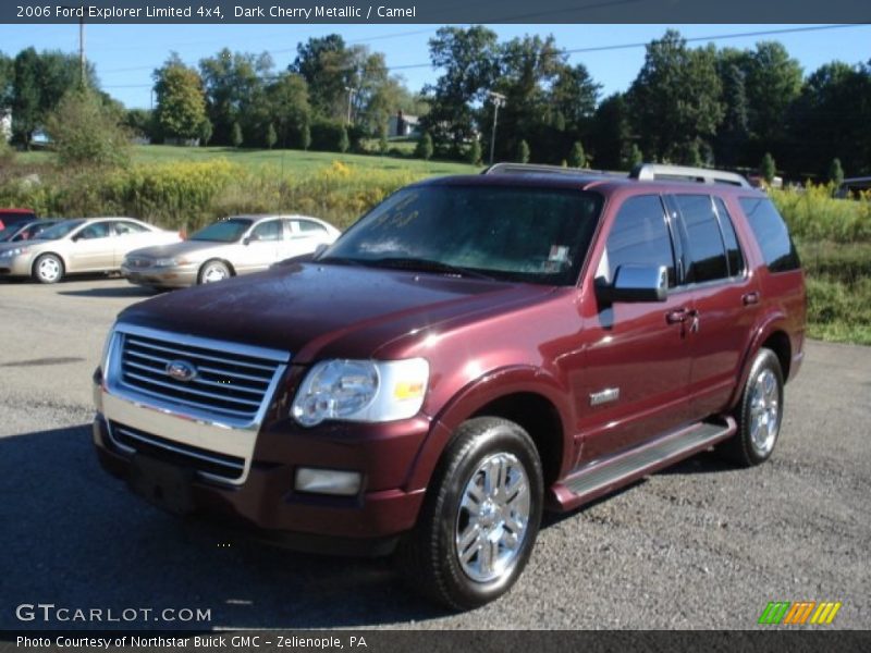 Dark Cherry Metallic / Camel 2006 Ford Explorer Limited 4x4