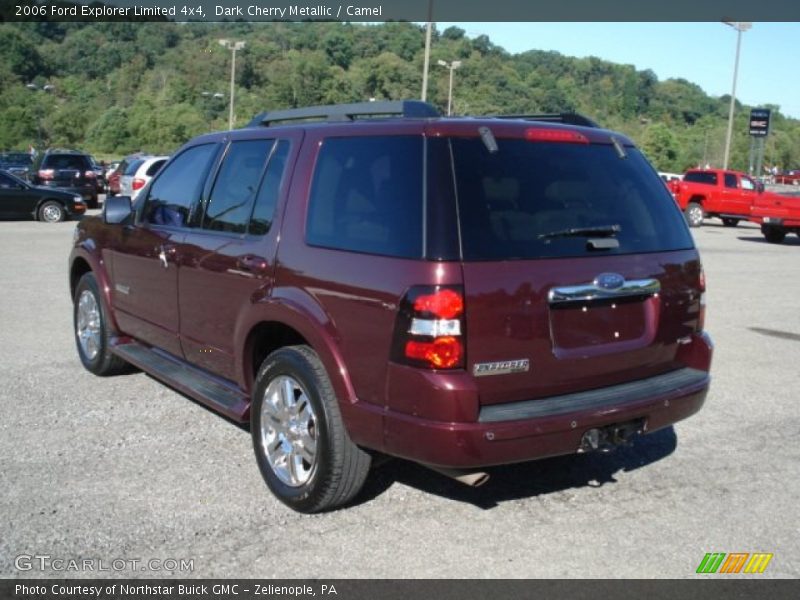 Dark Cherry Metallic / Camel 2006 Ford Explorer Limited 4x4