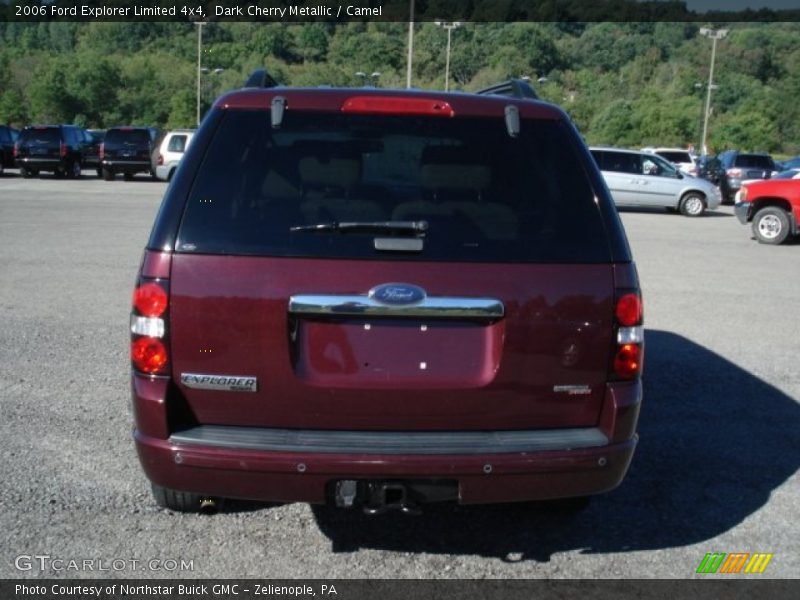Dark Cherry Metallic / Camel 2006 Ford Explorer Limited 4x4
