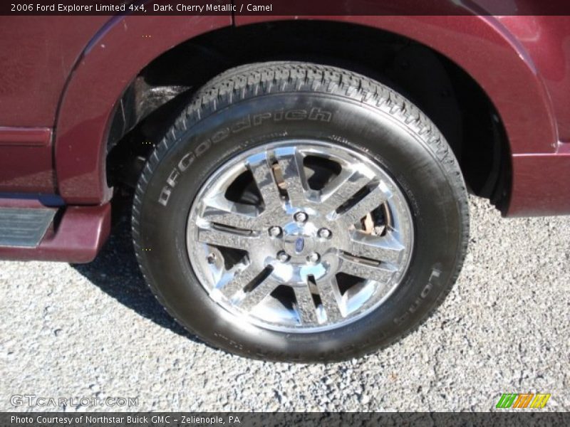 Dark Cherry Metallic / Camel 2006 Ford Explorer Limited 4x4