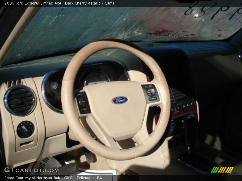 Dark Cherry Metallic / Camel 2006 Ford Explorer Limited 4x4