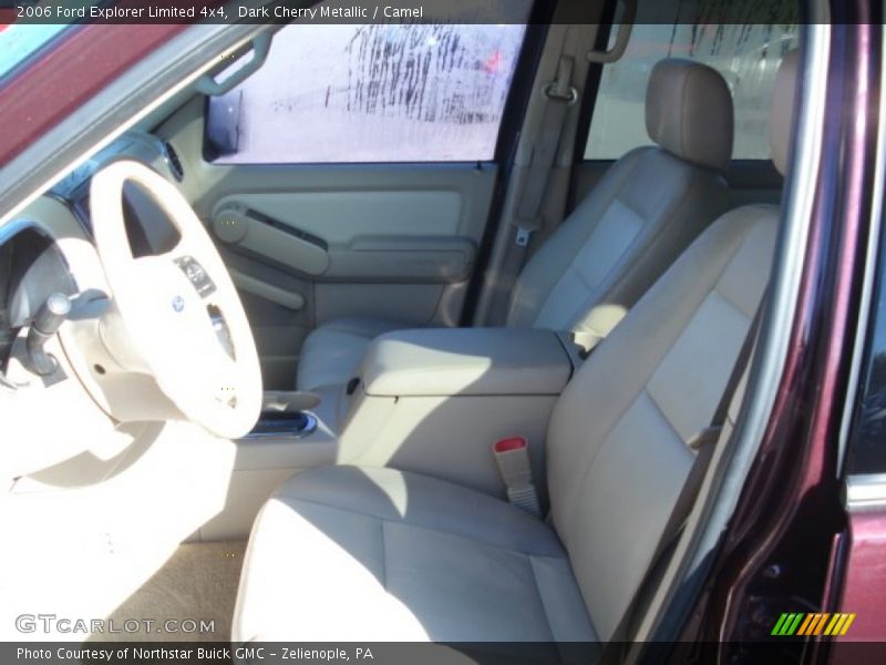 Dark Cherry Metallic / Camel 2006 Ford Explorer Limited 4x4