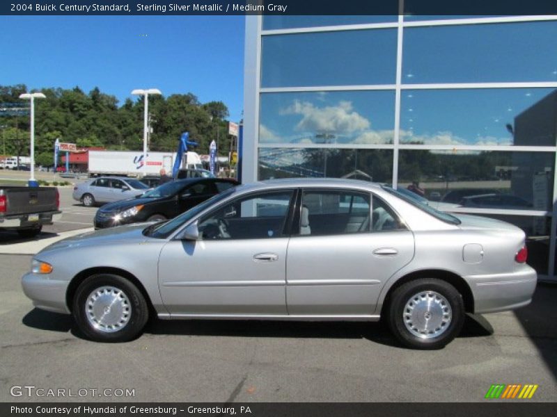 Sterling Silver Metallic / Medium Gray 2004 Buick Century Standard