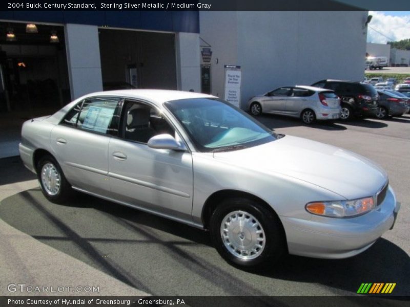 Sterling Silver Metallic / Medium Gray 2004 Buick Century Standard