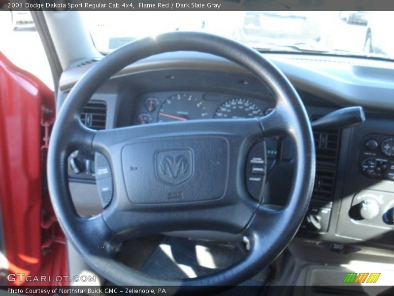 Flame Red / Dark Slate Gray 2003 Dodge Dakota Sport Regular Cab 4x4