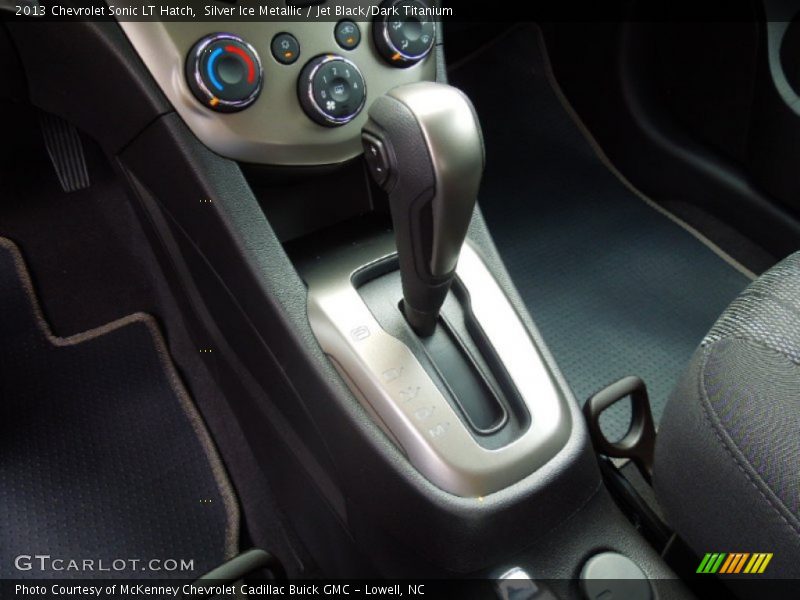 Silver Ice Metallic / Jet Black/Dark Titanium 2013 Chevrolet Sonic LT Hatch