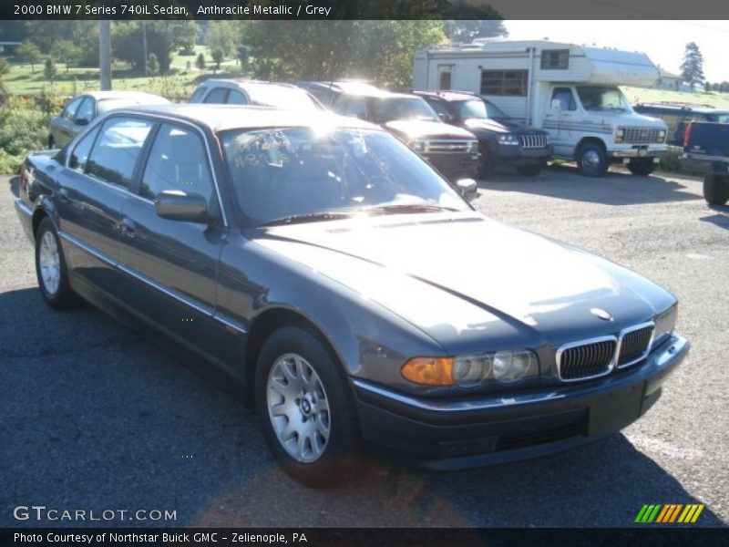 Anthracite Metallic / Grey 2000 BMW 7 Series 740iL Sedan