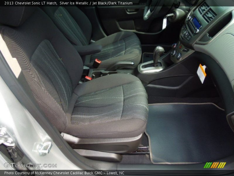 Silver Ice Metallic / Jet Black/Dark Titanium 2013 Chevrolet Sonic LT Hatch