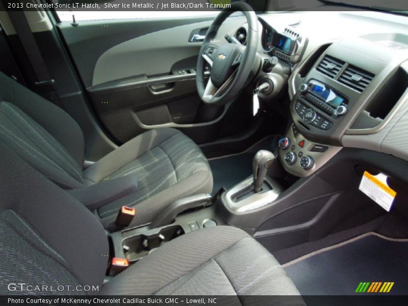 Silver Ice Metallic / Jet Black/Dark Titanium 2013 Chevrolet Sonic LT Hatch