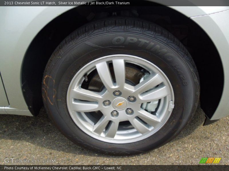 Silver Ice Metallic / Jet Black/Dark Titanium 2013 Chevrolet Sonic LT Hatch